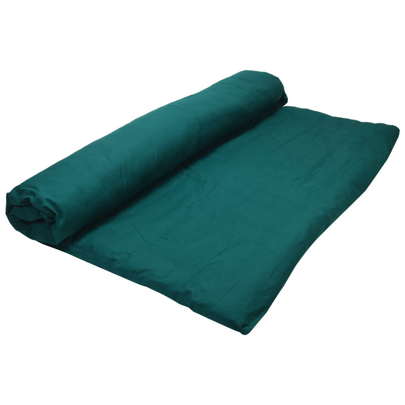 AMAB Soft Thick 5-inch Box Cotton Mattress - Single Size Cotton Box Mattress | Gadda 72x30x5 Inches, Medium Firm | (Dark Green)