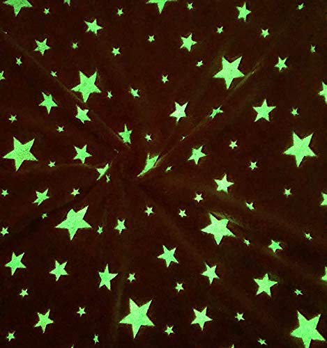 AHC Glow in The Dark Polyester Microfiber Blanket for Kids (Pink 150 x 100 cm)