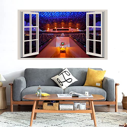 GADGETS WRAP Printed Wall Decal Sticker Fake Window Style Decal (90cm x 50cm) - Theater