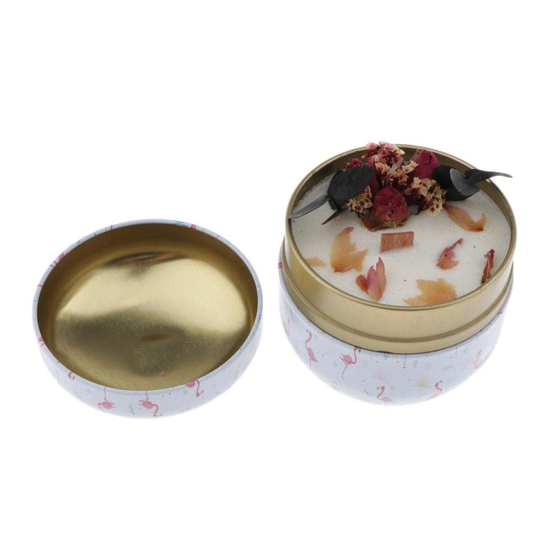 UJEAVETTE® Scented Candle Natural Soy Wax Tin Tea Light Green Tea Bergamot