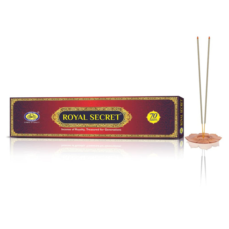 Cycle Royal Secret Premium Masala Agarbatti From Pure, Traditionally Crafted Incense Sticks For Special Occasions, Festivals, An Exclusive Fragrance Experience - Pack Of 2 (20 Sticks Per Pack)