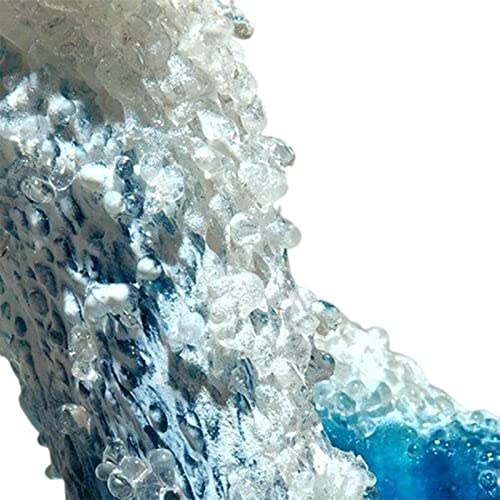 CALANDIS Resin Sea Wave Flower Vase Furnishing Home Desktop Cabinet Decoration 30Cm