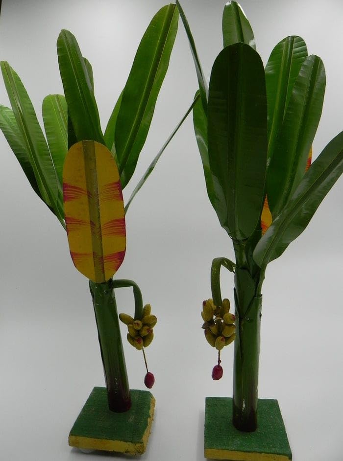 simonart and Priting Artificial Banana Tree 1.6 ft Pair