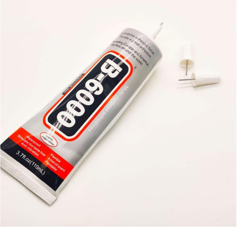 B-6000 Multi Purpose Glue (110 ML) for Jewelry Making, Craft & Much More 3.7fl.oz (110 ML) Pack Of One