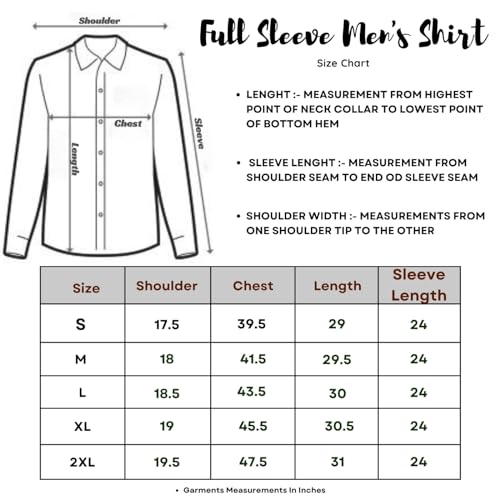 GRECIILOOKS Mens Casual Polycotton Regular Fit Shirt (White, XX-Large)