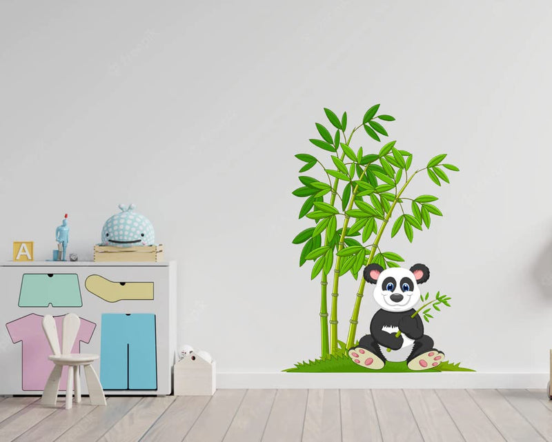 Decoreative Tree and Panda Wall Sticker