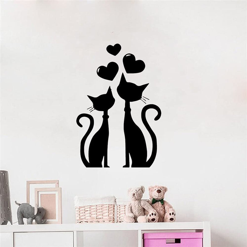 GADGETS WRAP Vinyl Decal Sticker Classic Love Cat (Item Finish Size : 86cm x 58cm)