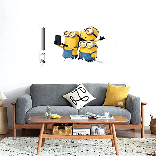 GADGETS WRAP Printed Wall Decal Sticker Scratched Paper Style Wall Decal (90cm x 50cm) - Taking Selfie