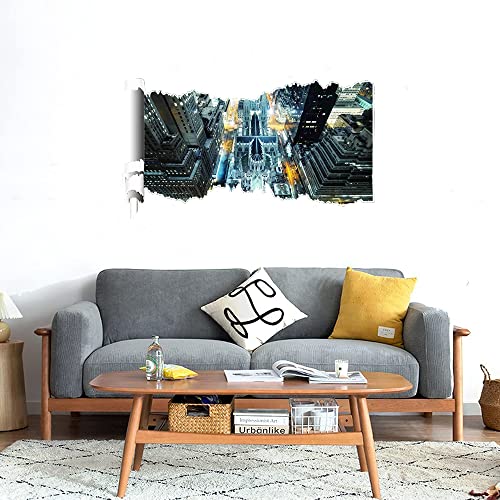 GADGETS WRAP Printed Wall Decal Sticker Scratched Paper Style Wall Decal (90cm x 50cm) - st Patricks Cathedral New York