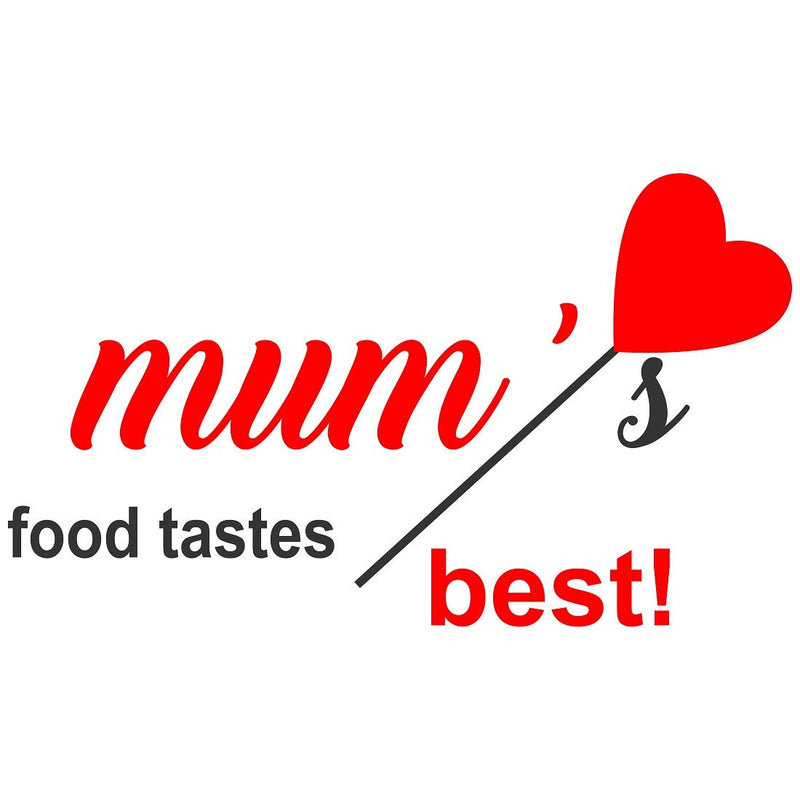 Tuffuk Mum's Best Food Large Vinyl Wallstickers for Home Decorations(50 cm x 90 cm)4TZ269