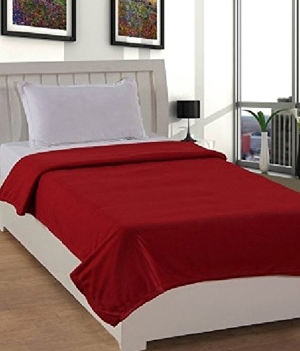 GOYAL'S ® Plain Fleece Warm Single Bed Blanket (Pack of 14)