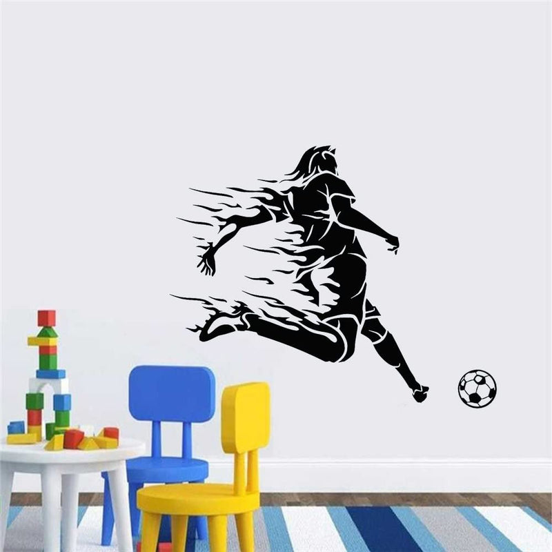 GADGETS WRAP Vinyl Decal Sticker Soccer Player (Item Finish Size : 70cm x 57cm)