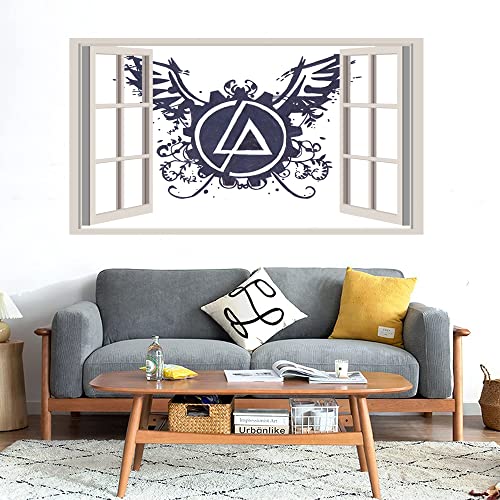 GADGETS WRAP Printed Wall Decal Sticker Fake Window Style Decal (90cm x 50cm) - LP 4 Ever