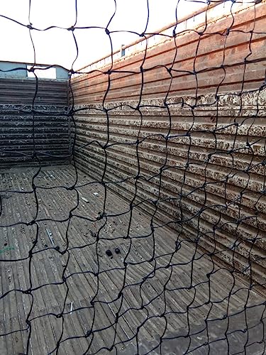 AMZ SPORTS NETS Container Cargo Net- Black 8FTx8FT Heavyduty Material