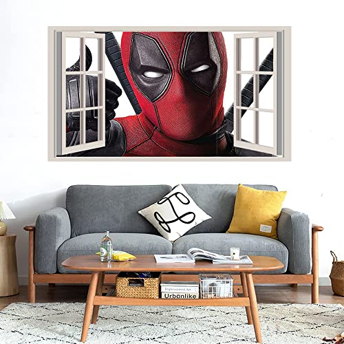 GADGETS WRAP Printed Wall Decal Sticker Fake Window Style Decal (90cm x 50cm) - Thumbs Up