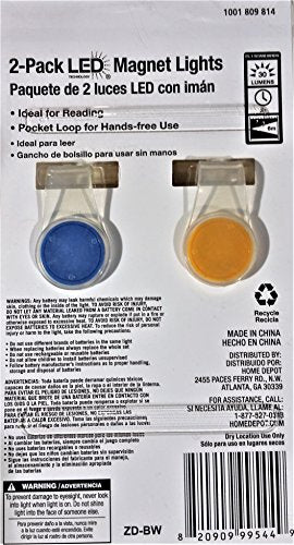 LED Magnet Lights, 2-Pack