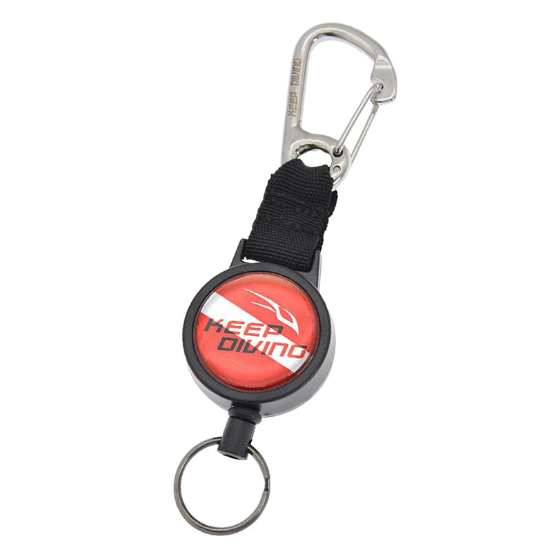 LOOM TREE® Diving Gear Retractor with Snap Clip Torch Holder Diving Retractable Lanyard | Sporting Goods | Water Sports | Scuba & Snorkeling | Other Scuba & Snorkeling
