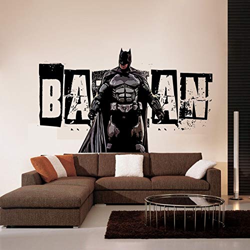 Divine Designs™ PVC Vinyl Self-Adhesive Batman Wall Sticker for Living Room, Bedroom, Office Wall Decoration (18 X 30 INCH) Pack 1