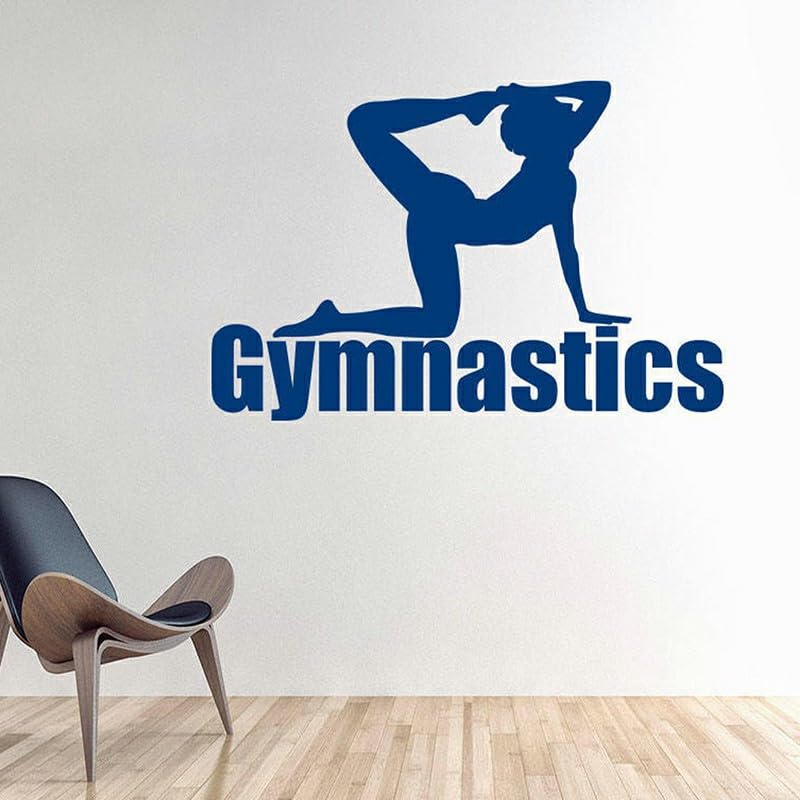 GADGETS WRAP Vinyl Gymnastics Bodybuilding Pilates Physical Exercises Decals Blue