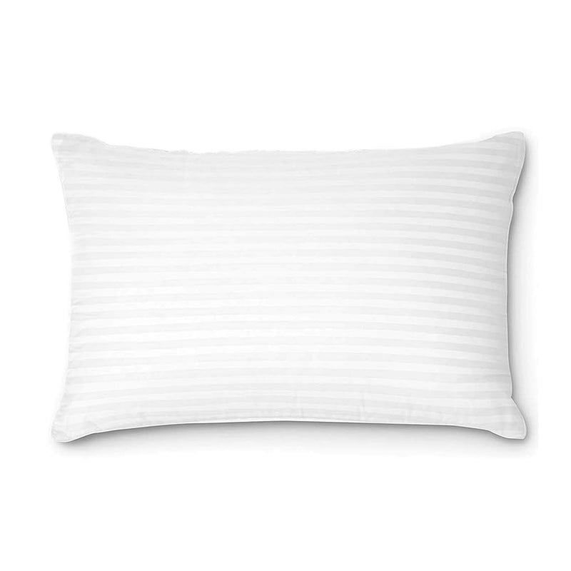 Livasto 150 GSM Premium Satin Fabric Stripes Soft Sleeping Pillow (24 x 16 Inch)