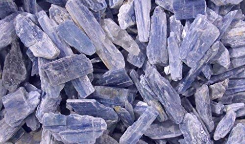 Zentron Crystal Collection: 1 Pound Rough Natural Blue Kyanite Stones