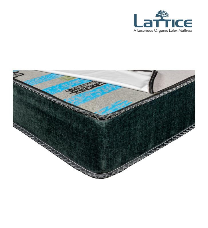 Bisterr Lattice Organic Hypoallergenic Latex Mattress (Queen)(72 * 60 * 8)