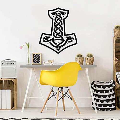 GADGETS WRAP Vinyl Decal Sticker Hammer Vikings (Item Finish Size : 69cm x 56cm)