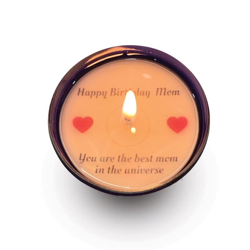 Divine Senses | Secret Message | Scented Candles | Aromatherapy | Unique Calligraphy Brush Art | Natural Soy Wax |Customization Available | 40h Burning | Lily Rose Sandalwood.