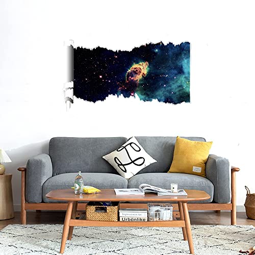 GADGETS WRAP Printed Wall Decal Sticker Scratched Paper Style Wall Decal (90cm x 50cm) - Universe Nuked