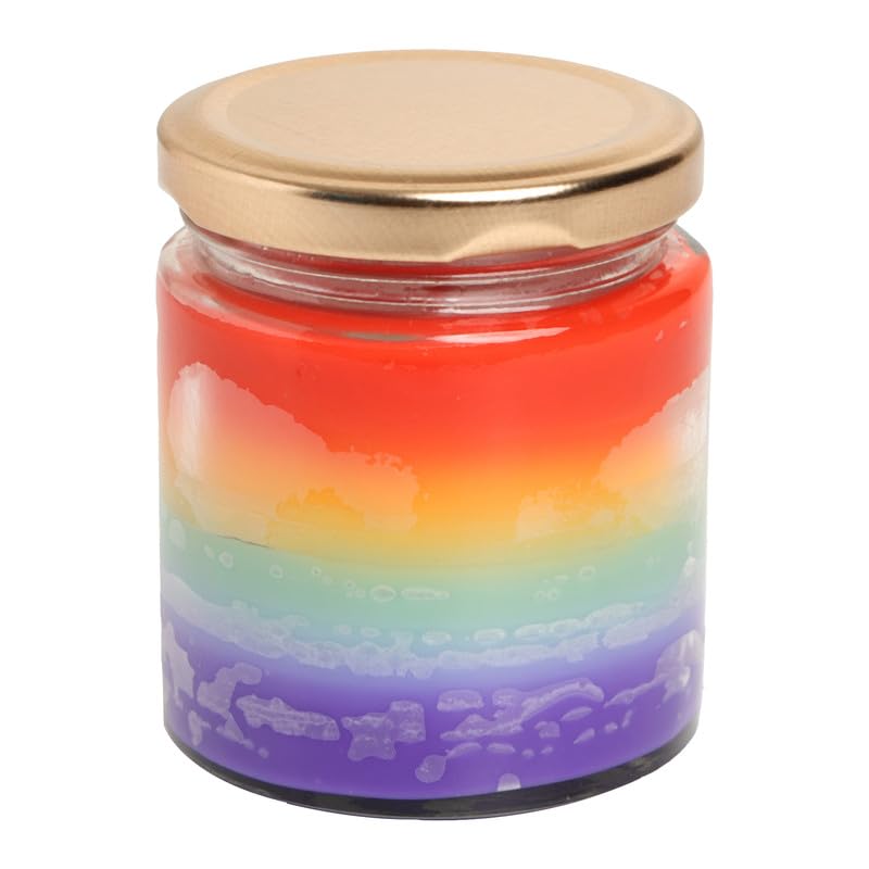 BEUNIC Rainbow Scented Jar Candle|Pride LGBTQ+ Fragrance|Birthday Gift|Home Decor|Candle for Rainbow Enthusiasts| Pack of 2