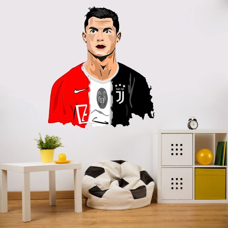 Decor Hubb CR7 Ronaldo Wall Sticker for Home Decor 50 X 60 CM