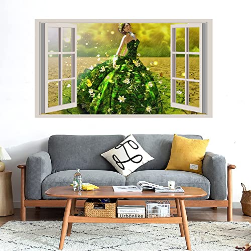 GADGETS WRAP Printed Wall Decal Sticker Fake Window Style Decal (90cm x 50cm) - Rebirth