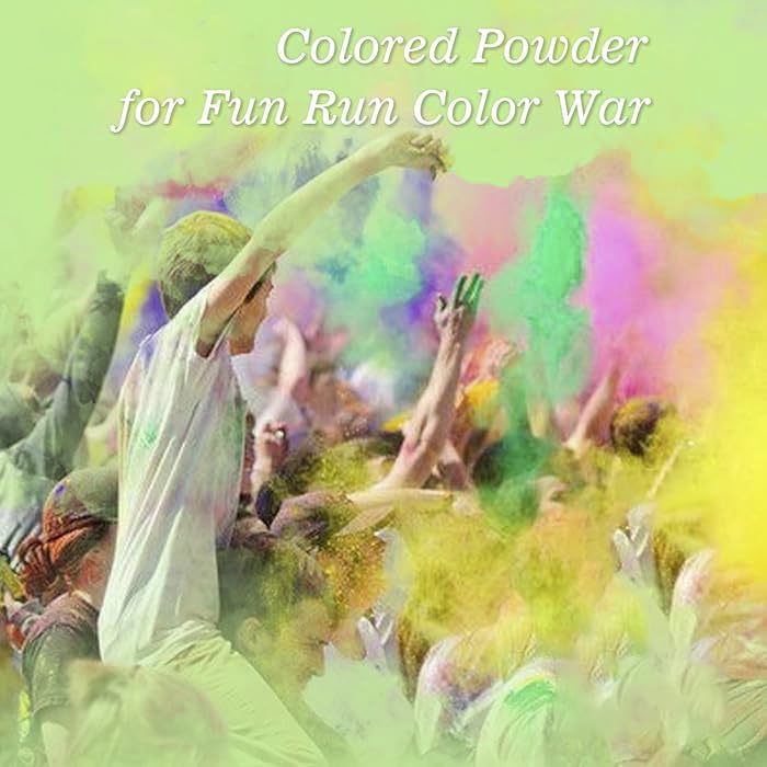 Eco Friendly Herbal Gulal Spray Set - Vibrant, Natural, Non Toxic Colors for Safe Holi Celebrations Easy to use Pack of 5