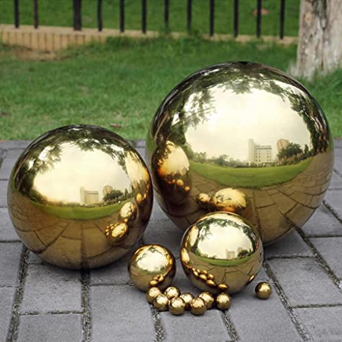 ATORSE® 304 Stainless Hollow Ball Seamless Mirror Ball Sphere Home Garden Deco 138Mm