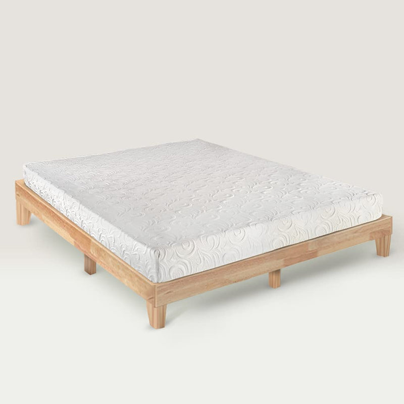 WHITE BERRY Latexo: Bestselling 8” Mattress with 100% Natural Latex with Memory Foam, 3 Zone high Resilience Foam and Open Cell Support Foam – Firmness: Medium Soft, King Bed Mattress [75 X 72 X 8]