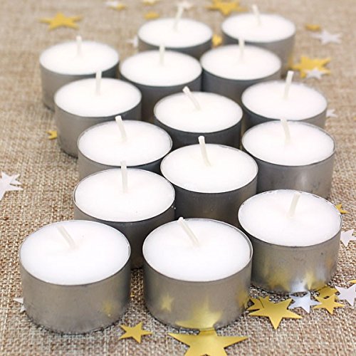 SNOWBIRD® 9 Hrs Guaranteed Burn Time Tea Lights Candles for Diwali, Home Decor, Spa, Birthdays, Celebrations, Party Favors (Made in India) (40pcs, White)