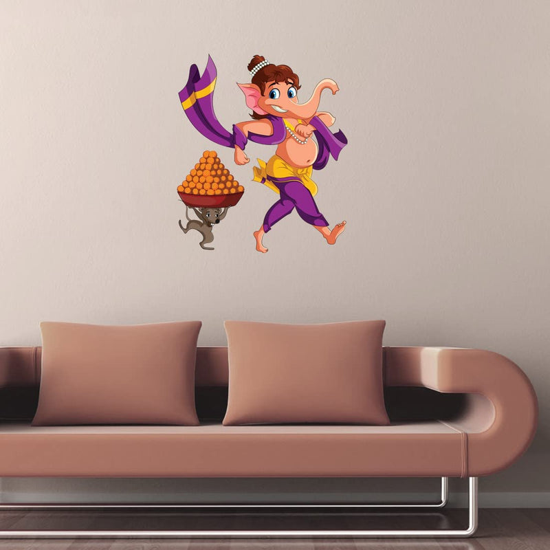 god & god's Large Wall Sticker JUST Peel & Stick Size 50 or 60 cm Pack of 1 (Code GS1530