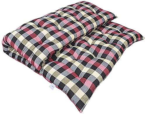 Padam Shree Large Soft Cotton Multicolour Mattress/Gadda with Pillow (2 Sleeping Capacity)(72X48-Inch), Single (SLP Mattress 10)