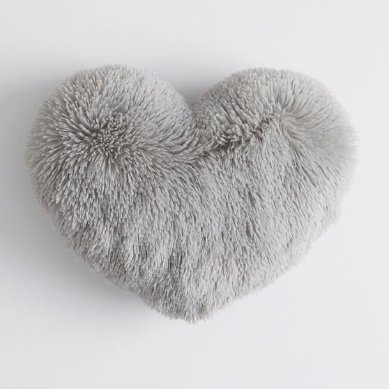 PICKKART Set of 3 Heart Shape Plush Pillow Small Size - 30 cm