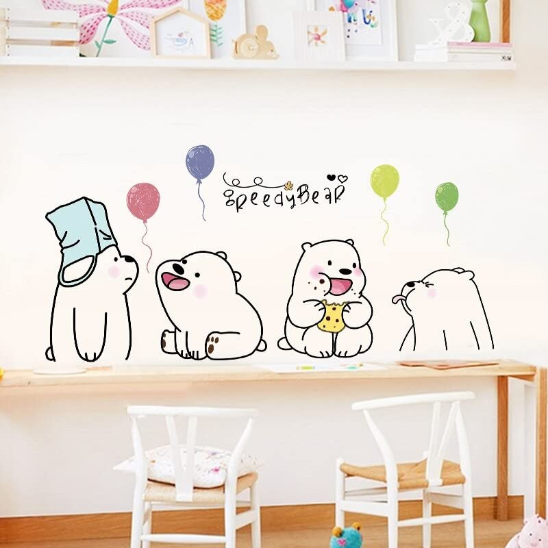 GADGETS WRAP Vinyl Wall Decal Sticker Cartoon Peedy Bear Animals Balloon