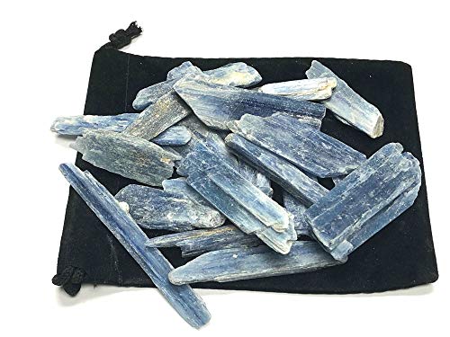 Zentron Crystal Collection: 1 Pound Rough Natural Blue Kyanite Stones