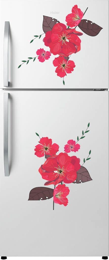 Delight Art Flower Combo Design Fridge Sticker Size - ( 29*42 ) cm Model id - ( DAMC00928L )