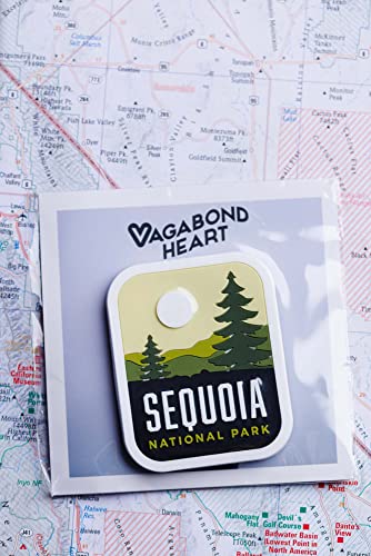 Vagabond Heart Sequoia National Park PVC Fridge Magnet