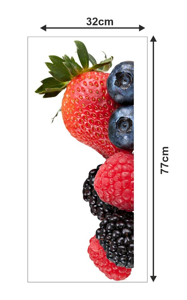 Delight Art Natural Fruit Design Fridge Sticker Size - ( 32*77 ) cm Model id - ( DAMC00774L )