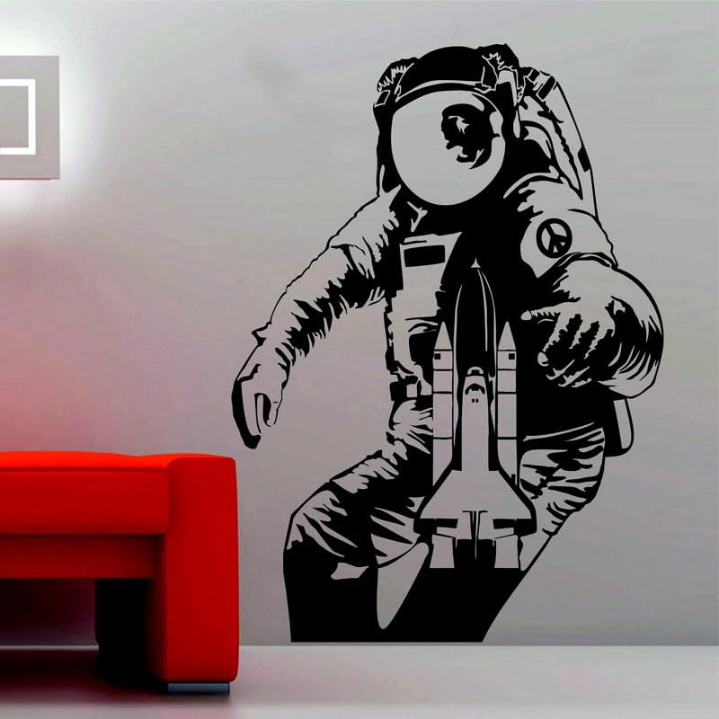 GADGETS WRAP Vinyl The Martian Astronaut Rocket Space Moon Wall Sticker Vinyl