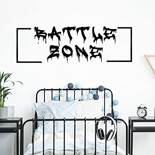 GADGETS WRAP Vinyl Decal Sticker Battle Zone Eat Sleep Game (Item Finish Size : 110cm x 35cm)