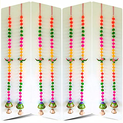 Surya Art Gallery Wind Chime Door Hanging Parrot line Set of2 pc