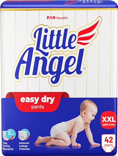 Little Angel Easy Dry Pull-up Diaper Pants, above 15 Kgs - XXL (42 Pieces)