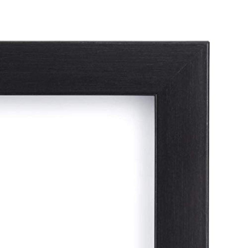 Xd Paintings A4 Size Synthetic Wood and Unbreakable Plexiglass Photo Frame (Black, 12X8 Inches) -Set of 10