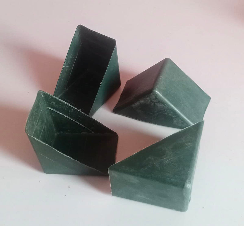 Plastic Tiles Corner (20 Pcs) Green Colour